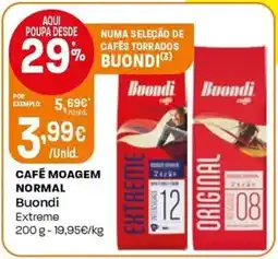 Intermarché Café moagem normal buondi extreme promoção