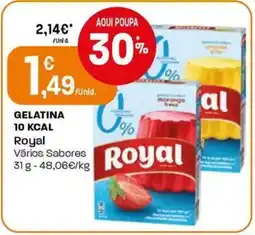 Intermarché Gelatina 10 kcal royal promoção