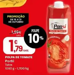 Intermarché Polpa de tomate Porsi promoção