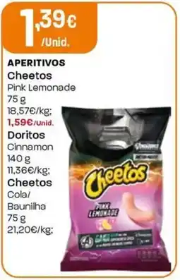Intermarché Aperitivos cheetos pink lemonade promoção