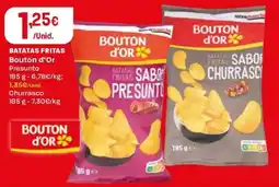 Intermarché Batatas fritas bouton d'or presunto promoção