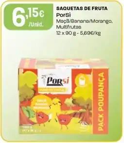 Intermarché Saquetas de fruta porsi promoção