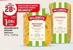 Intermarché Macarronete riscado Milaneza promoção