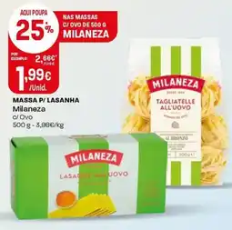 Intermarché Massa p/lasanha Milaneza promoção