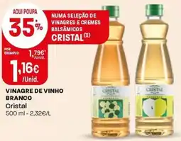 Intermarché Vinagre de vinho branco cristal promoção