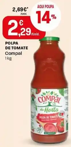 Intermarché Polpa de tomate compal promoção