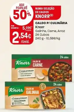Intermarché Caldo p/ culinária knorr promoção