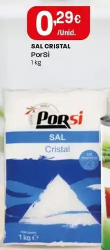 Intermarché Sal cristal porsi promoção