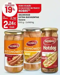 Intermarché Salsichas extra suculentas nobre promoção