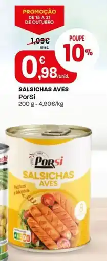 Intermarché Salsichas aves porsi promoção