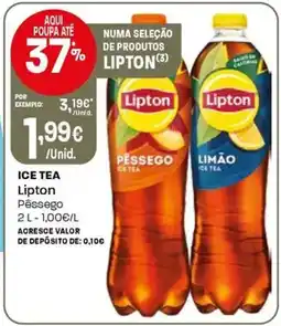 Intermarché Ice tea Lipton Pêssego promoção
