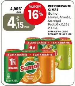 Intermarché Refrigerante c/ gas sumol promoção