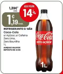 Intermarché Refrigerante c/ gās Coca-Cola promoção