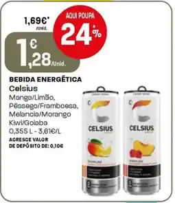 Intermarché Bebida energética celsius promoção
