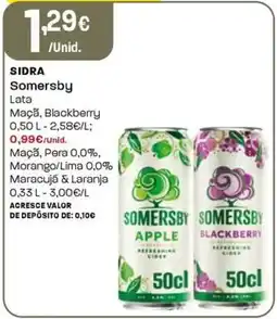 Intermarché SIDRA Somersby Lata promoção
