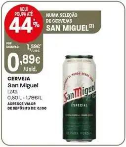 Intermarché Cerveja San Miguel Lata promoção