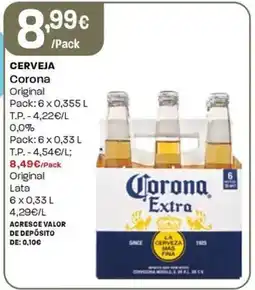 Intermarché Cerveja Corona Original promoção