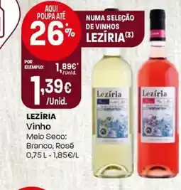 Intermarché LEZÍRIA Vinho promoção