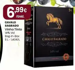 Intermarché Cavalo sagrado Vinho Tinto 14% Vol promoção