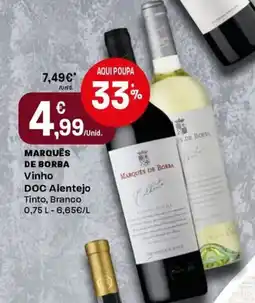 Intermarché Marques de borba vinho doc alentejo promoção