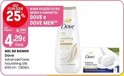 Intermarché Gel de banho dove promoção
