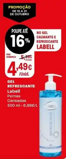 Intermarché Gel refrescante promoção