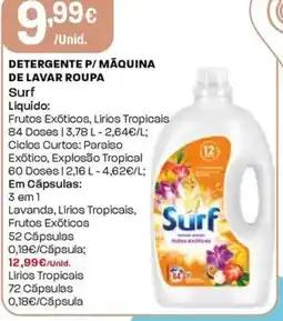 Intermarché Detergente p/ máquina de lavar roupa Surf promoção