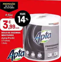 Intermarché Rolo de cozinha multiusos Apta/PorSi promoção