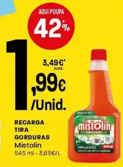 Intermarché Recarga tira gorduras mistolin promoção