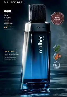 O Boticário Malbec bleu edt promoção