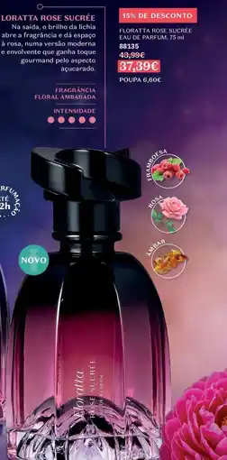 O Boticário Floratta rose sucrée eau de parfum promoção