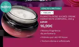 O Boticário Floratta rose sucrée creme hidratante corporal promoção