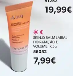 O Boticário Skin.q balm labial hidratação e volume promoção
