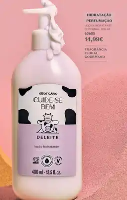 O Boticário Loção hidratante corporal promoção