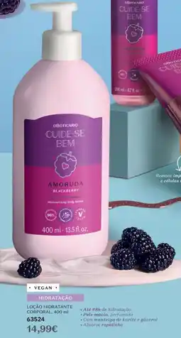 O Boticário Loção hidratante corporal promoção