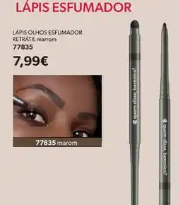 O Boticário Lápis olhos esfumador retrátil marrom promoção