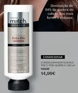 O Boticário Condicionador science pré e pós-química promoção