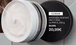 O Boticário Cuidar máscara science pré e pós- química promoção
