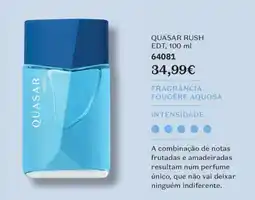 O Boticário Quasar rush edt promoção