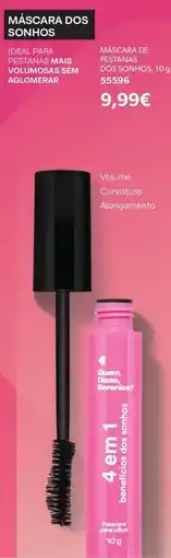 O Boticário Máscara de pestanas dos sonhos promoção
