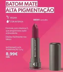 O Boticário Batom mate alta pigmentação promoção