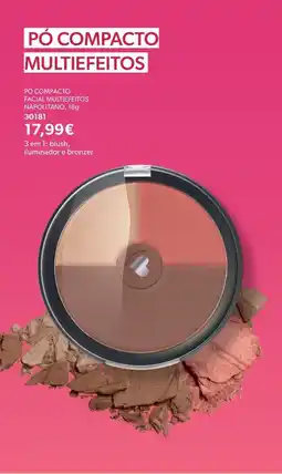 O Boticário Pó compacto multiefeitos facial multiefeitos napolitano promoção