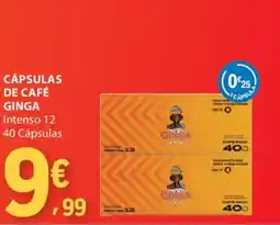 E.Leclerc Cápsulas de café ginga intenso promoção