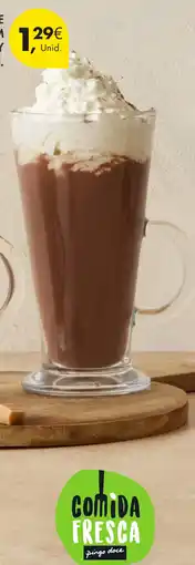 Pingo Doce pingo doce chocolate quente com chantilly promoção