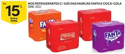 Continente refrigerantes c/ gás das marcas fanta e coca-cola promoção