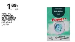 Continente Pó ativo wc continente promoção