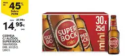 Continente Cerveja c/ alcool super bock promoção
