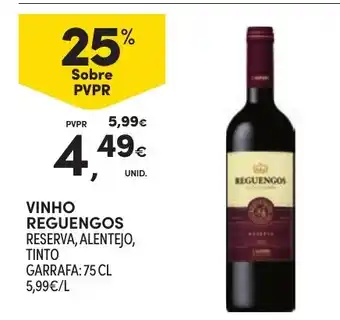 Vinho reguengos reserva, alentejo, tinto