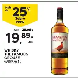 Continente whisky the famous grouse promoção
