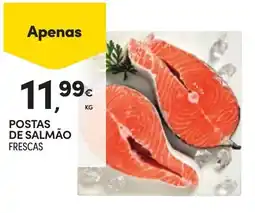 Continente Postas de salmão frescas promoção